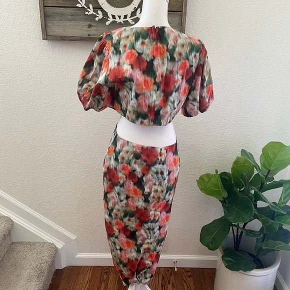 J. Crew cutout Liberty hazy days floral dress size 12 NWT‎ - Picture 4 of 10